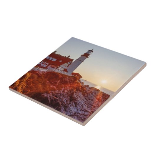 Cape Elizabeth Maine Tegeltje (Zijkant)