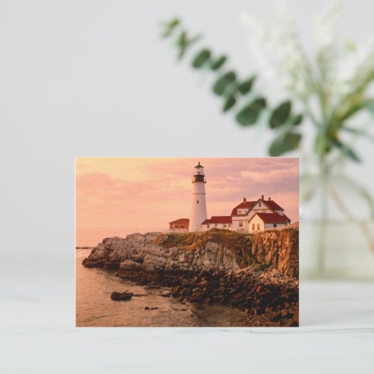 Cape Elizabeth | Portland Head Light | Maine Briefkaart (Staand voorkant)
