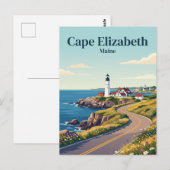 Cape Elizabeth VS Briefkaart (Voorkant / Achterkant)