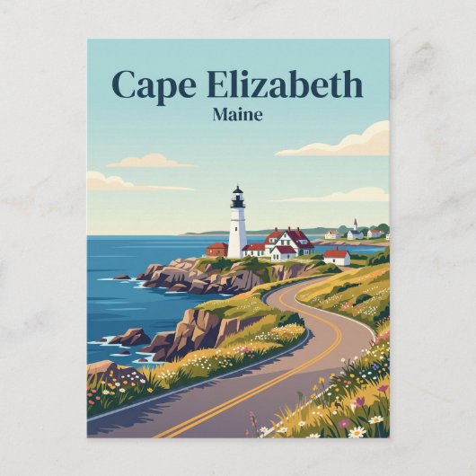 Cape Elizabeth VS Briefkaart (Voorkant)