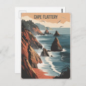 Cape Flattery Briefkaart (Voorkant / Achterkant)