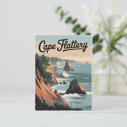 Cape Flattery Briefkaart (Staand voorkant)
