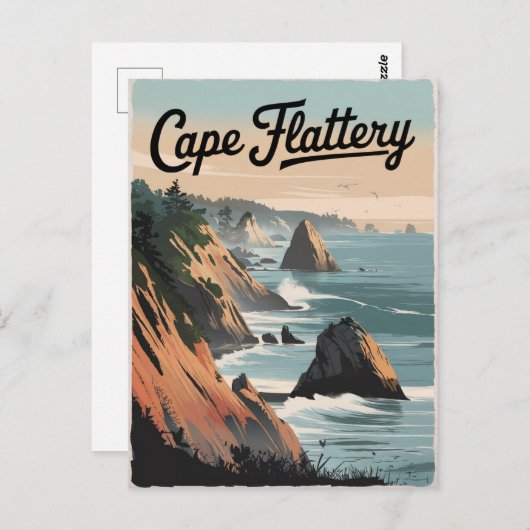 Cape Flattery  Briefkaart (Voorkant / Achterkant)