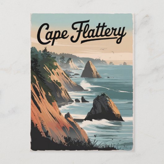 Cape Flattery  Briefkaart (Voorkant)