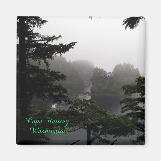 Cape Flattery in the rain magnet (Voorkant)