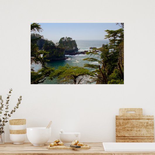 Cape Flattery Inlet, Washington Print (Keuken)