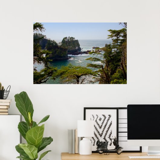 Cape Flattery Inlet, Washington Print (Thuiskantoor)