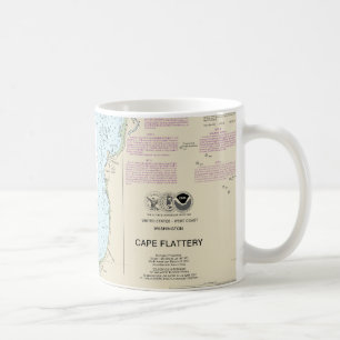 Cape Flattery nautische kaart 18485 Koffiemok