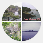 Cape Flattery round sticker (Voorkant)