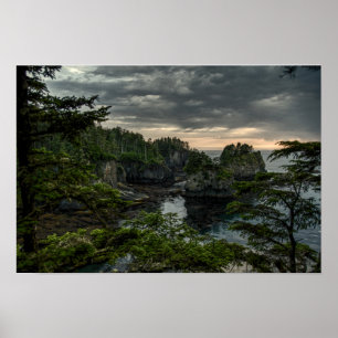 Cape Flattery, staat Washington Poster
