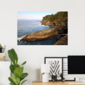 Cape Flattery, Washington Rocks en Caves Poster (Thuiskantoor)