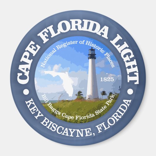 Cape Florida Light Magneet (Voorkant)