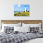 Cape Florida Lighthouse Canvas Afdrukken (Insitu (Slaapkamer))