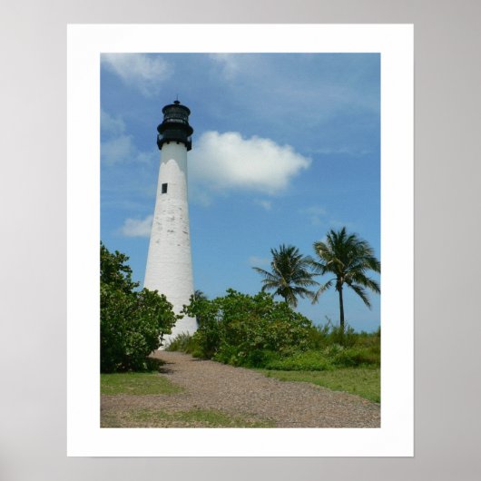 Cape Florida Lighthouse II Poster (Voorkant)