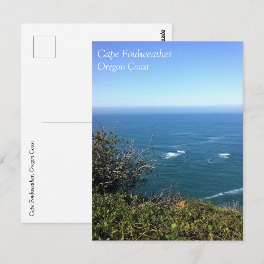 Cape Foulweather, Oregon Briefkaart (Voorkant / Achterkant)
