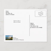 Cape Girardeau County Park Bank Sunset Get Well Briefkaart (Achterkant)