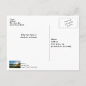 Cape Girardeau County Park Bank Zonsondergang Beda Briefkaart (Achterkant)