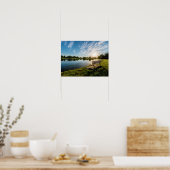 Cape Girardeau County Park Bench Sunset Poster (Keuken)