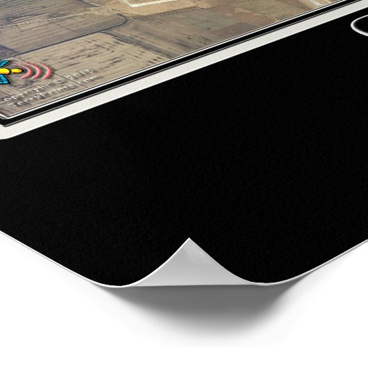 Cape Girardeau Missouri Satellite Map Poster (Hoek)