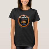 Cape Girardeau Missouri Total Solar Eclipse 2024 T-shirt (Voorkant)