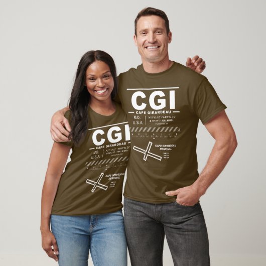 Cape Girardeau Regionale Luchthaven CGI T-shirt (Unisex)