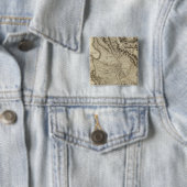 Cape Good Hope 2 Vierkante Button 5,1 Cm (In situ)