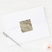 Cape Good Hope 2 Vierkante Sticker (Envelop)