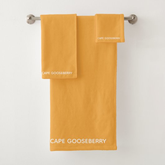 Cape Gooseberry gele kleurnaam Bad Handdoek (Insitu)