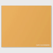 Cape Gooseberry gele kleurnaam Cadeaupapier (Vlak)