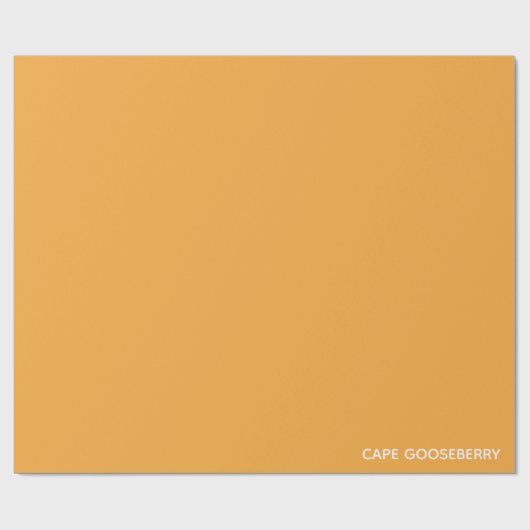 Cape Gooseberry gele kleurnaam Cadeaupapier (Vlak)
