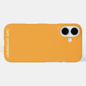 Cape Gooseberry gele kleurnaam Case-Mate iPhone Case (Achterkant (horizontaal))