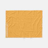Cape Gooseberry gele kleurnaam Fleece Deken (Voorkant (Horizontaal))
