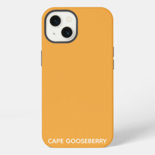 Cape Gooseberry gele kleurnaam Hoesje-Mate iPhone 13 Hoesje