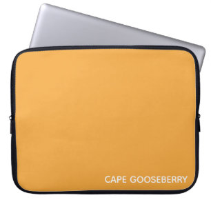 Cape Gooseberry gele kleurnaam Laptop Sleeve
