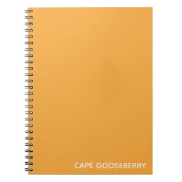 Cape Gooseberry gele kleurnaam Notitieboek