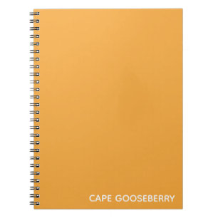 Cape Gooseberry gele kleurnaam Notitieboek