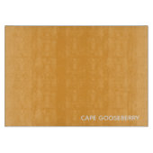 Cape Gooseberry gele kleurnaam Snijplank (Voorkant)