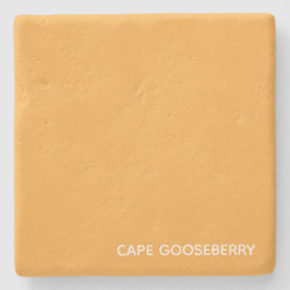 Cape Gooseberry gele kleurnaam Stenen Onderzetter