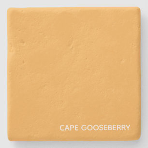 Cape Gooseberry gele kleurnaam Stenen Onderzetter