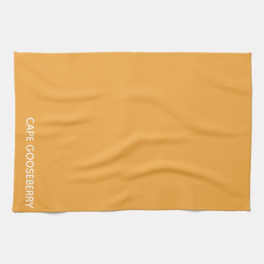 Cape Gooseberry gele kleurnaam Theedoek (Horizontaal)