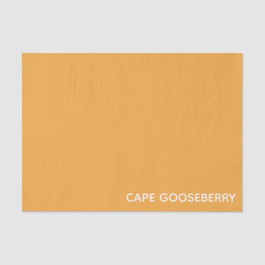Cape Gooseberry gele kleurnaam Tissuepapier (Voorkant)