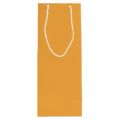 Cape Gooseberry gele kleurnaam Wijn Cadeautas (Achterkant)