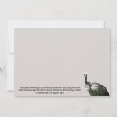 Cape Griffon Vulture Platte Kaart (Achterkant)