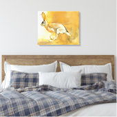 Cape Hare 2010 2 Canvas Afdruk (Insitu (Slaapkamer))