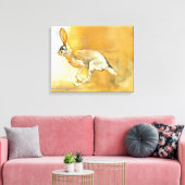 Cape Hare 2010 2 Canvas Afdruk (Insitu (Woonkamer))