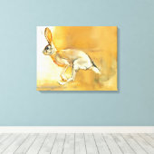 Cape Hare 2010 2 Canvas Afdruk (Insitu (Houten vloer))