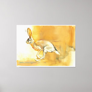 Cape Hare 2010 2 Canvas Afdruk