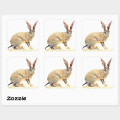 Cape Hare 2010 2 Vierkante Sticker (Vel)