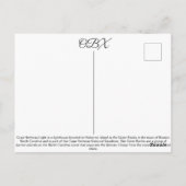 Cape Hatteras Briefkaart (Achterkant)