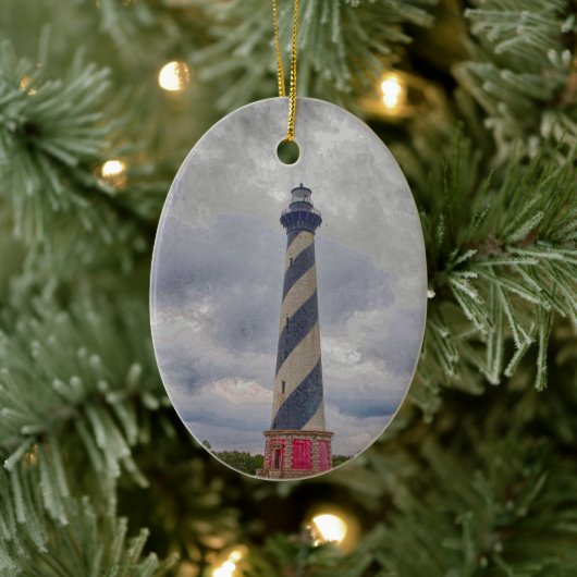 Cape Hatteras Keramisch Ornament (Boom)